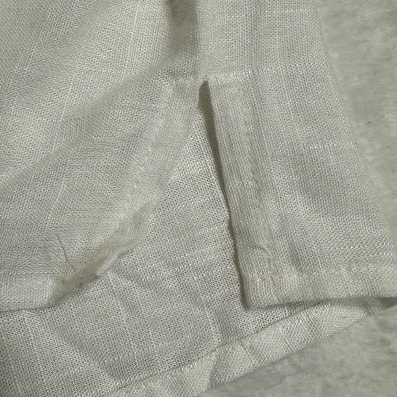 Solitaire Summer Red and White Boxy Embellished Blouse - Picture 8 of 13